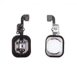 Quantité Limitée Nappe / Bouton HOME (membrane) iPhone 6 / 6 Plus Argent