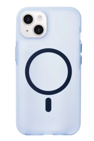 Coverzs Coque MagSafe en silicone lisse iPhone 13 (bleu clair) Paiement Sécurisé
