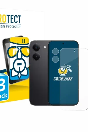 Expédié Aujourd’hui 3 Pièces BROTECT AirGlass Protection d'écran en verre pour Xiaomi Poco X8 Pro (Avant+Caméra)