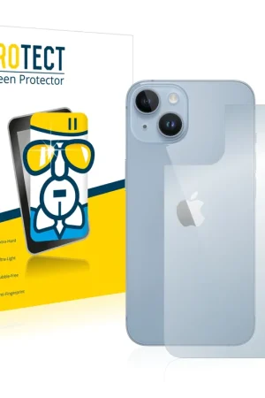 BROTECT AirGlass Protection d'écran en verre pour Apple iPhone 14 (Arrière) Nouveauté