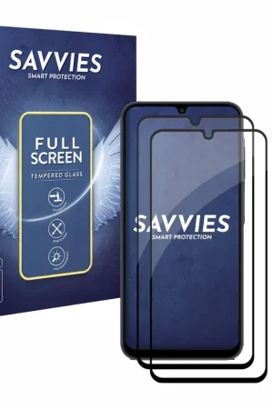 2x Savvies Verre Trempé FHD33 2.5D Full Screen Protection d'écran en verre trempé pour Samsung Galaxy A25 5G (noir) Remise