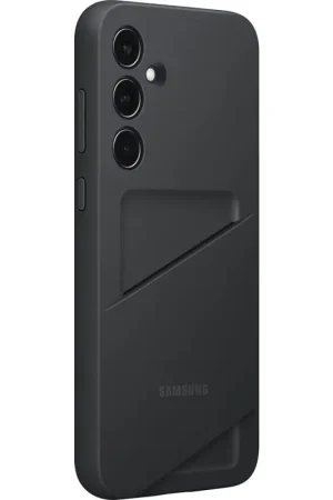 Coque Galaxy A35 5G Samsung souple noir avec porte carte Prix Cassé