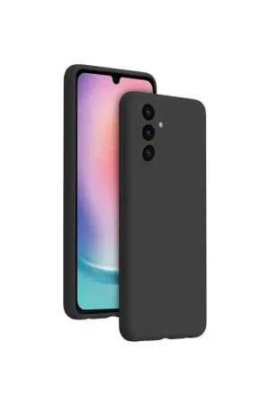 Acheter En Ligne Coque Galaxy A25 Soft Touch en silicone noire BigBen