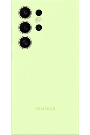 Coque Samsung Galaxy S24 Ultra Vert Clair en silicone Offre Exclusive