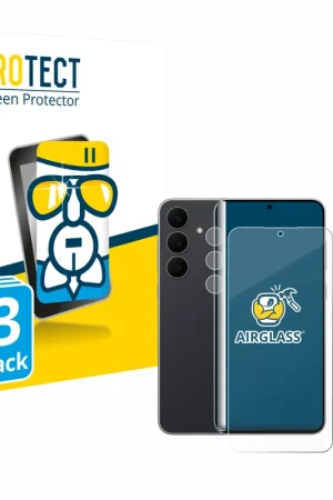 Vente Directe 3 Pièces BROTECT AirGlass Protection d'écran en verre pour Samsung Galaxy S25 FE (Avant+Caméra)