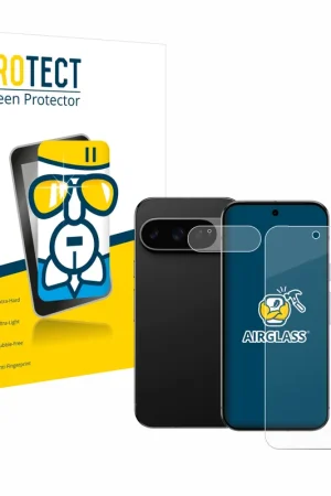 BROTECT AirGlass Protection d'écran en verre pour Google Pixel 9 Pro XL (Avant+Caméra) Affaire À Saisir