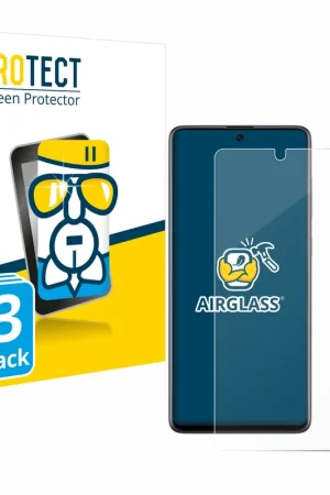 Paiement Sécurisé 3 Pièces BROTECT AirGlass Protection d'écran en verre pour Samsung Galaxy A71