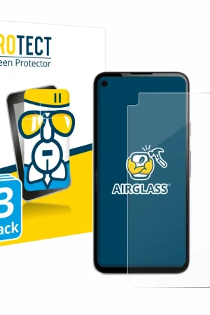 3 Pièces BROTECT AirGlass Protection d'écran en verre pour Google Pixel 4a Nouveauté
