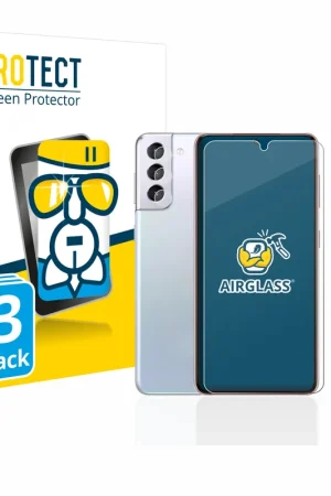 3 Pièces BROTECT AirGlass Protection d'écran en verre pour Samsung Galaxy S21 5G (Avant+Caméra) Nouvel Arrivage