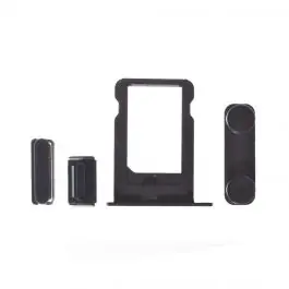 Offre Exclusive Tiroir Sim, Power, Volume, Vibreur iPhone 5S noir