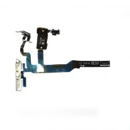 Nappe chassis + volume + prise jack + micro supports blanc iPhone 4S Prix Bas
