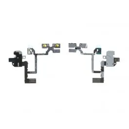 Meilleure Vente Nappe Volume / Vibreur / Jack iPhone 4 Blanc