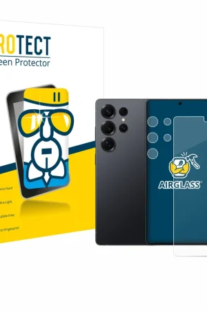 BROTECT AirGlass Protection d'écran en verre pour Samsung Galaxy S25 Ultra (Avant+Caméra) Expédié Aujourd’hui