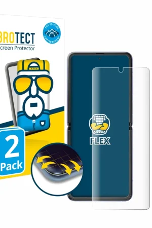 2 Pièces BROTECT Flex Full-Cover film de protection pour Samsung Galaxy Z Flip 5G Bon Marché