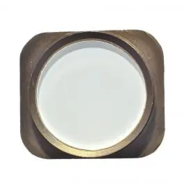 Authentique Bouton home iPhone 5 or blanc façon iPhone 5S