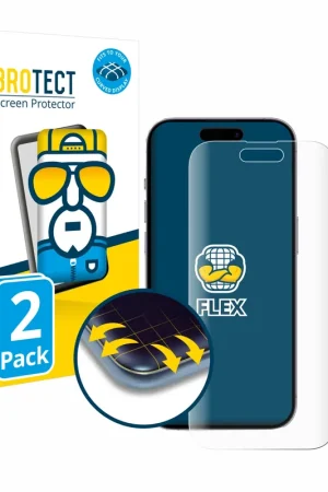 Nouveauté 2 Pièces BROTECT Flex Full-Cover film de protection pour Apple iPhone 14 Pro