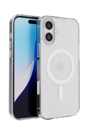 Coverzs Coque MagSafe en TPU de luxe iPhone 16 Plus (transparent) Dernier Modèle