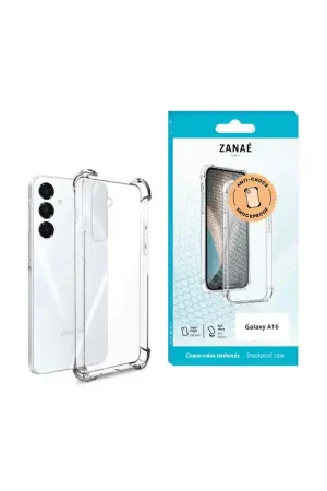 Coque Samsung Galaxy A16 Silicone transparente avec coins renforcés Soldes