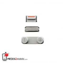 Boutons Power, Volume, Vibreur APPLE iPhone 5S Blanc Solde
