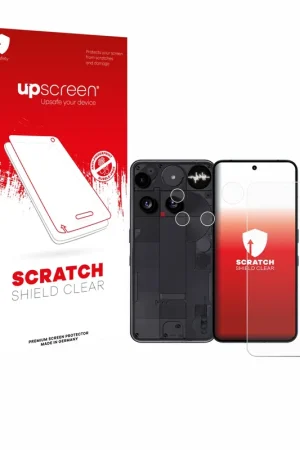 Livraison Express upscreen Scratch Shield Clear Premium Protection d'écran pour Nothing Phone (3) (Avant+Caméra)