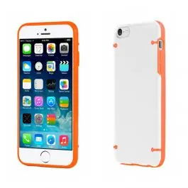 Coque Plexiglass Crystal iPhone 5C Orange Produit De Marque