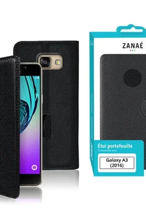 Achetez Aujourd’hui Étui portefeuille pour Samsung Galaxy A3 (2016) Noir