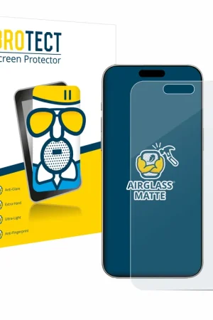 Certifié BROTECT AirGlass Matte Protection d'écran en verre mat pour Apple iPhone 16