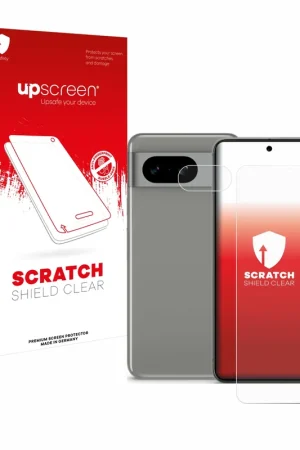 Authentique upscreen Scratch Shield Clear Premium Protection d'écran pour Google Pixel 8 (Avant+Caméra)