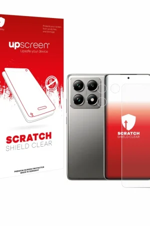 Certifié upscreen Scratch Shield Clear Premium Protection d'écran pour Xiaomi 14T Pro (Avant+Caméra)