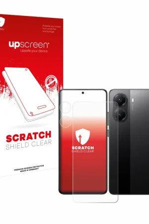 upscreen Scratch Shield Clear Premium Protection d'écran pour Xiaomi Poco X7 Pro (Avant+Caméra) Dernier Modèle