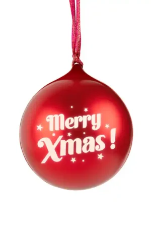 Boule de Noël lumineuse enceinte Commander Vite