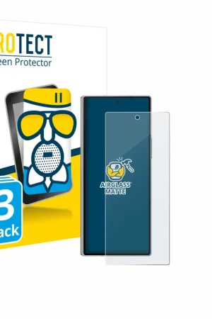 Authentique 3 Pièces BROTECT AirGlass Matte Protection d'écran en verre mat pour Samsung Galaxy Z Fold 6 5G