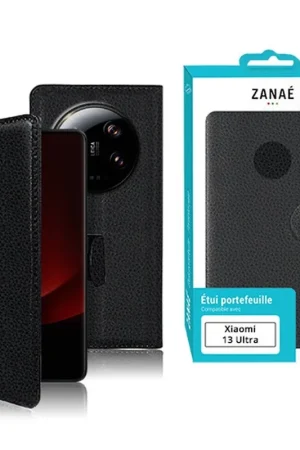 Commander Maintenant Etui Portefeuille pour Xiaomi 13 Ultra Noir