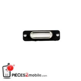 Prix Bas Apple iPhone 5 Blanc Bague support entrée Connecteur de charge Chromé