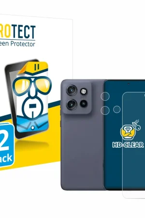 2 Pièces BROTECT HD-Clear Film de protection d'écran pour Motorola Edge 50 Neo (Avant+Caméra) Promotion Saisonnière