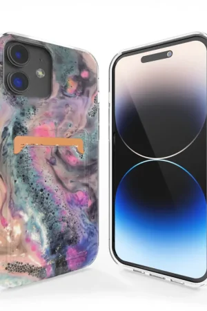 Soldes ShieldCase Coque porte-cartes iPhone 11 (Pastel Party)