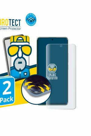 2 Pièces BROTECT Flex Matte Full-Cover Protection d'écran intégral mat pour Xiaomi Redmi Note 14 Pro 5G Commander Vite