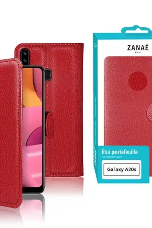Affaire À Saisir Etui portefeuille rouge pour Galaxy A20s