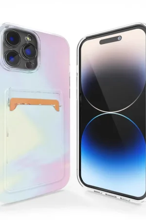 ShieldCase Coque porte-cartes iPhone 13 Pro (Galaxy Pink) Expédition Rapide