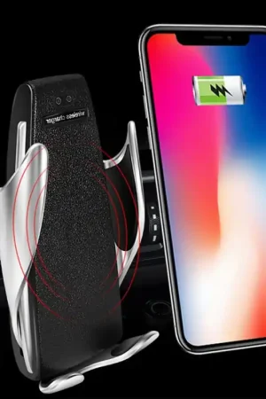 Chargeur induction VEHICULE avec pinces automatiques - Noir Dernière Chance