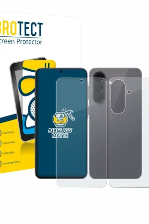 BROTECT AirGlass Matte Protection d'écran en verre mat pour Samsung Galaxy A57 5G (Avant+Arrière) Certifié