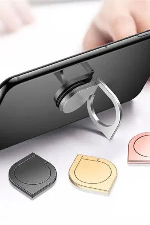 Anneau rotatif doré en forme de goutte d'eau pour smartphone Nouvelle Collection