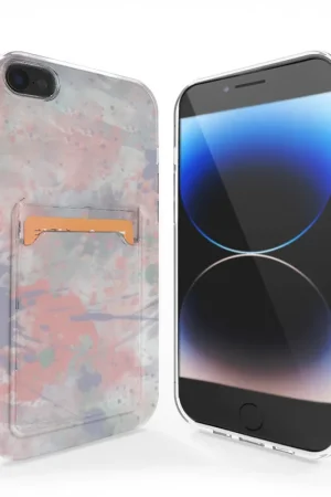 ShieldCase Coque porte-cartes iPhone 7/8 (Pink Brush) Achetez Aujourd’hui