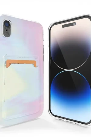 ShieldCase Coque porte-cartes iPhone Xr (Galaxy Pink) Must-Have