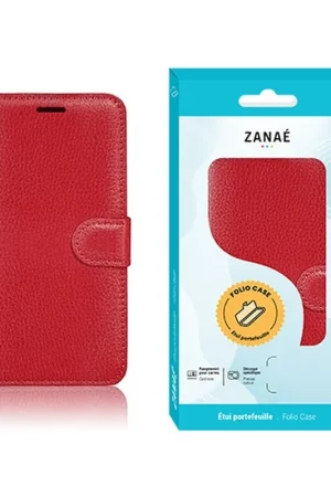 Achat Immédiat Étui portefeuille rouge pour Oppo A16/A16s/A54s