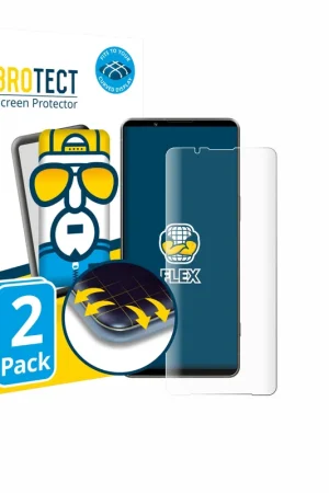 2 Pièces BROTECT Flex Full-Cover film de protection pour Sony Xperia 1 VII Expédition Rapide