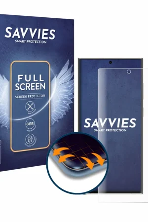 4 Pièces Savvies Full-Screen Protection Ecran pour Samsung Galaxy S23 Ultra (case-friendly) Expédition Rapide