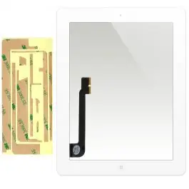 Must-Have Vitre tactile iPad 3 / iPad 4 Blanc