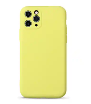 Usine Directe ShieldCase Coque silicone avec protection caméra iPhone 11 Pro (jaune)