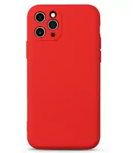 Dernière Chance ShieldCase Coque silicone avec protection caméra iPhone 11 Pro (rouge)